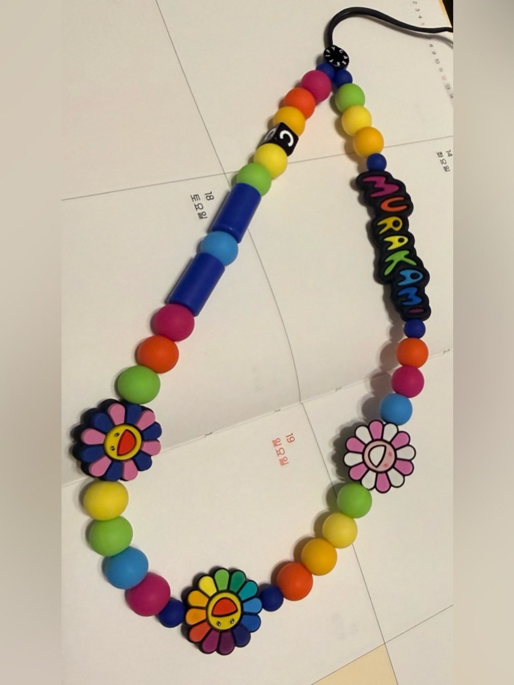 Authentic Takashi Murakami cell phone strap